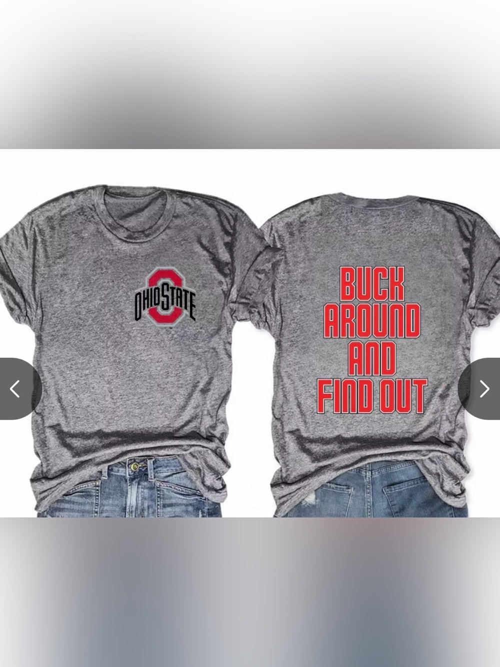 Glamourtee - Buck Around and Find Out Ohio Football Tee
